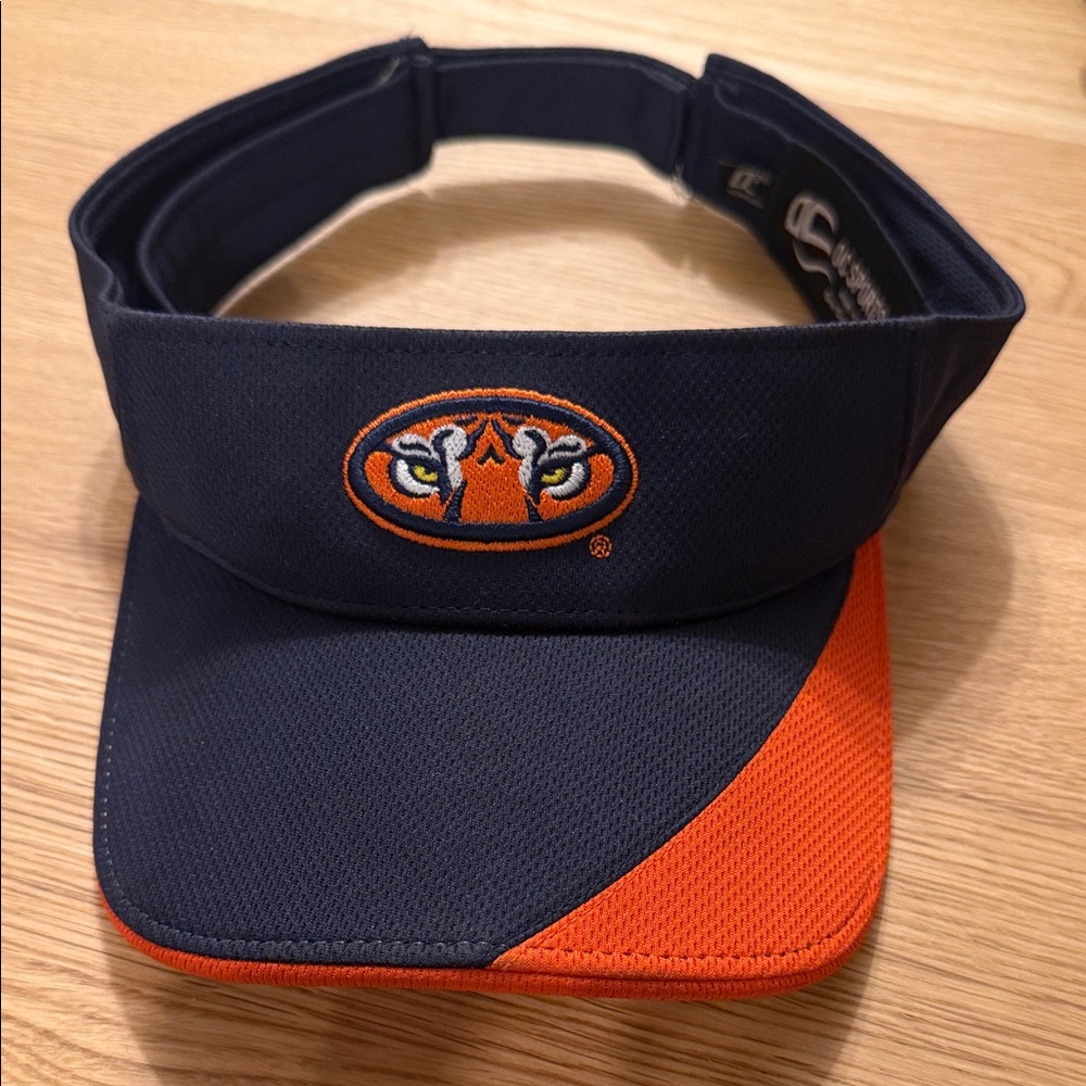 Navy and Orange Visor Hat